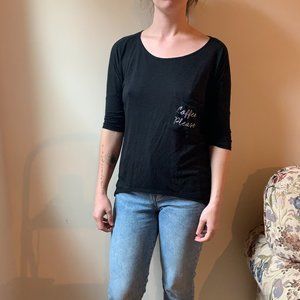 Coffee Please flowy tee